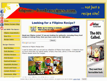 Tablet Screenshot of filipino-food-recipes.com